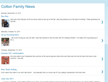 Tablet Screenshot of cottonfamilynews.blogspot.com