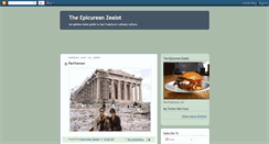 Desktop Screenshot of epicureanzealot.blogspot.com