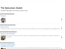 Tablet Screenshot of epicureanzealot.blogspot.com