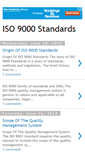 Mobile Screenshot of iso9000standards.blogspot.com