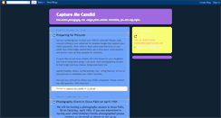 Desktop Screenshot of capturemecandid.blogspot.com