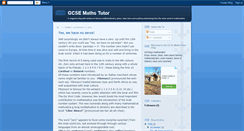 Desktop Screenshot of gcse-maths-tutor.blogspot.com