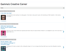 Tablet Screenshot of gammascreativecorner.blogspot.com