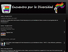 Tablet Screenshot of encuentroporladiversidad-cba.blogspot.com