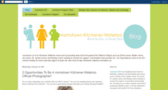 Desktop Screenshot of momstownkitchener-waterloo.blogspot.com