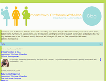 Tablet Screenshot of momstownkitchener-waterloo.blogspot.com