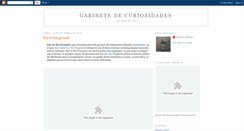 Desktop Screenshot of gabinete-de-curiosidades.blogspot.com