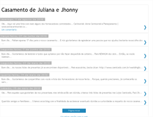 Tablet Screenshot of casamentodejulianaejhonny.blogspot.com