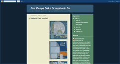 Desktop Screenshot of forkeepssakescrap.blogspot.com