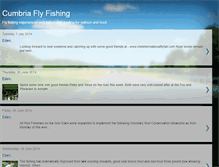 Tablet Screenshot of cumbriaflyfishingblog.blogspot.com
