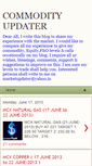 Mobile Screenshot of commodityupdater.blogspot.com
