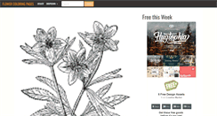 Desktop Screenshot of flowercoloring.blogspot.com