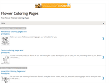 Tablet Screenshot of flowercoloring.blogspot.com