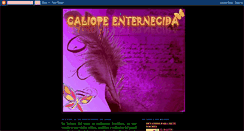 Desktop Screenshot of caliope2009.blogspot.com