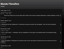 Tablet Screenshot of mundofilosofico.blogspot.com