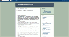 Desktop Screenshot of amatorskie-pornusy2246.blogspot.com