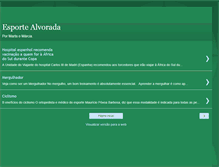 Tablet Screenshot of esportealvorada.blogspot.com