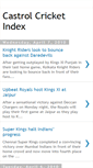 Mobile Screenshot of castrolcricket.blogspot.com