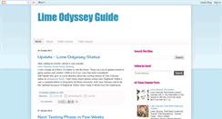 Desktop Screenshot of lime-odyssey-online.blogspot.com