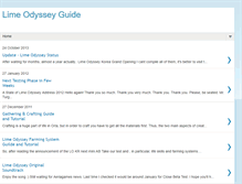 Tablet Screenshot of lime-odyssey-online.blogspot.com
