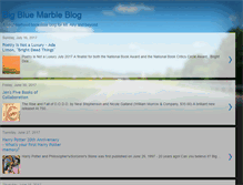 Tablet Screenshot of bigbluemarblebooks.blogspot.com