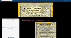 Desktop Screenshot of lightningbugcreations.blogspot.com