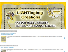 Tablet Screenshot of lightningbugcreations.blogspot.com