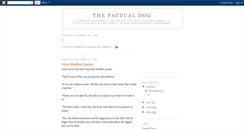Desktop Screenshot of factualdog.blogspot.com