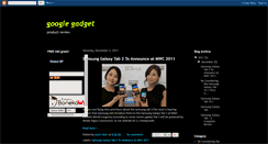 Desktop Screenshot of google-gadget-review.blogspot.com