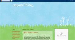 Desktop Screenshot of organics-for-the-home.blogspot.com