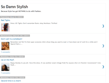 Tablet Screenshot of damnstylish.blogspot.com