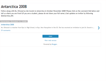Tablet Screenshot of antarctica08.blogspot.com