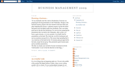 Desktop Screenshot of businessmanagement2009.blogspot.com