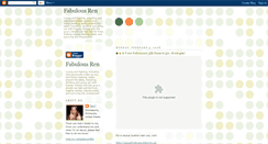 Desktop Screenshot of fabulousren.blogspot.com