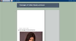 Desktop Screenshot of cleavagesofindianmasalaactresses.blogspot.com