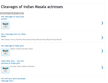 Tablet Screenshot of cleavagesofindianmasalaactresses.blogspot.com