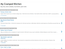 Tablet Screenshot of mycrampedkitchen.blogspot.com