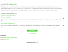 Tablet Screenshot of guaribecomve.blogspot.com