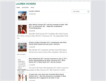 Tablet Screenshot of lauren-vickers.blogspot.com