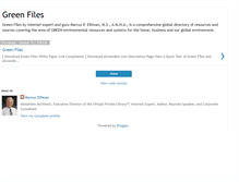 Tablet Screenshot of green-files.blogspot.com