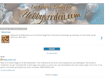 Tablet Screenshot of kreativhobbyverden.blogspot.com