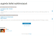 Tablet Screenshot of algunosaudiovisuales.blogspot.com