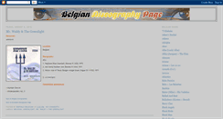 Desktop Screenshot of discographypagebelgium.blogspot.com