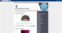 Desktop Screenshot of freeamigurumi.blogspot.com