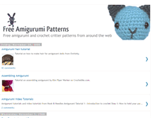 Tablet Screenshot of freeamigurumi.blogspot.com
