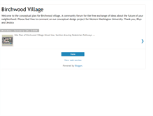 Tablet Screenshot of birchwoodvillage.blogspot.com