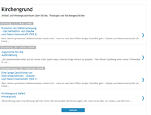 Tablet Screenshot of kirchengrund.blogspot.com