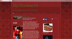 Desktop Screenshot of mychristmasbiz.blogspot.com