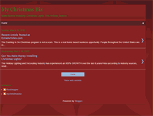 Tablet Screenshot of mychristmasbiz.blogspot.com