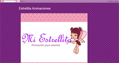 Desktop Screenshot of estrellitaanimaciones.blogspot.com
